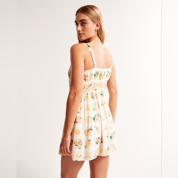 A&F "Tie-Front Mini Dress," size XS - Picture 3 of 6